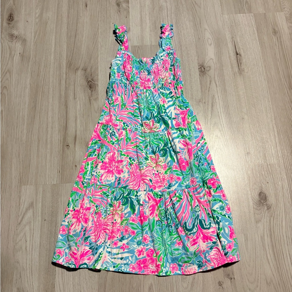 Lilly Pulitzer Girls XS smocked Hadley dress